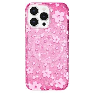 Velvet Caviar Pink Floral iPhone 14 Pro Max case